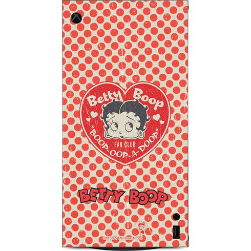 Betty Boop Red Heart XBox Series X Digital Edition Console Skin